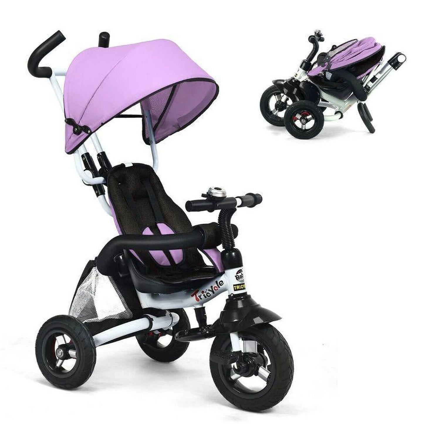 6-In-1 Kids Baby Stroller Tricycle Detachable Learn to Ride Bike