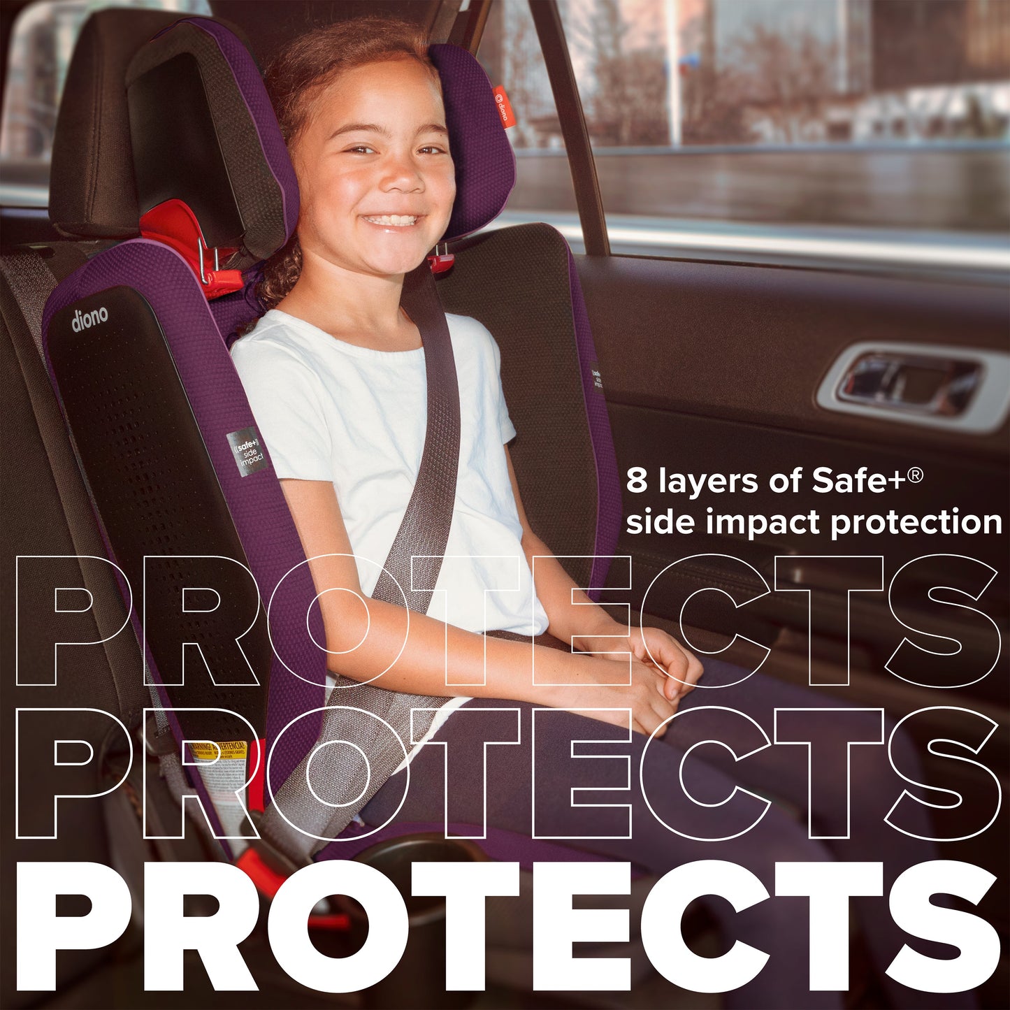 Monterey® 5iST FixSafe™ Rigid Latch High Back Booster Car Seat