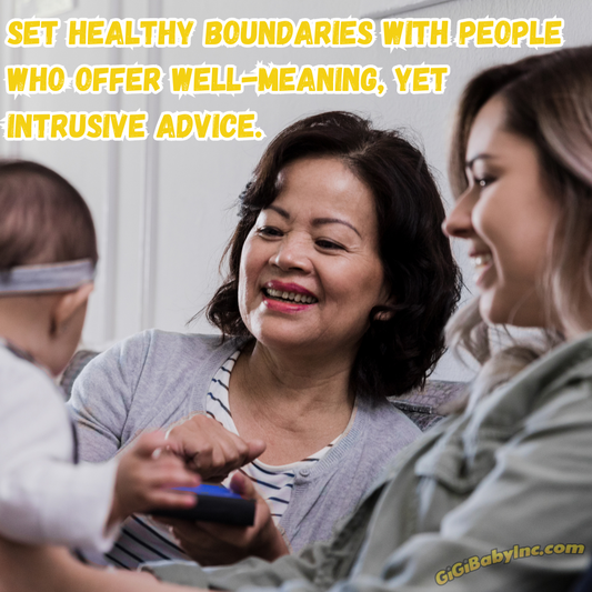 5 Tips to set healthy boundaries with people who offer well-meaning, yet intrusive advice.