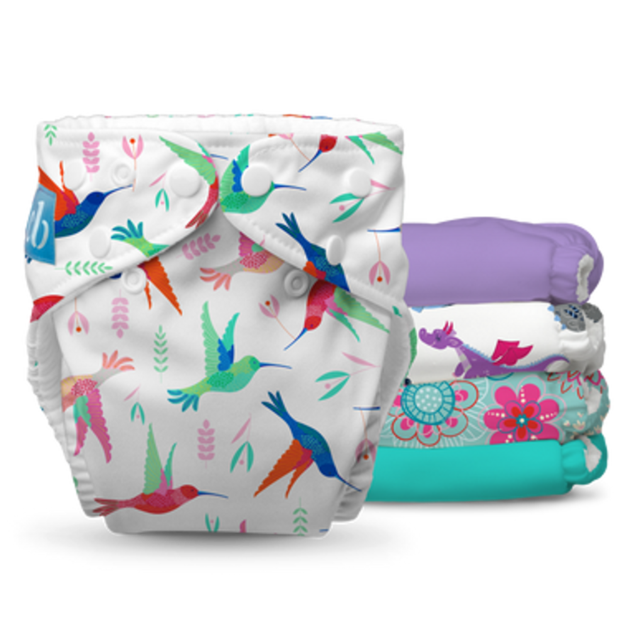 5 Pack - Reusable Cloth Diapers One Size