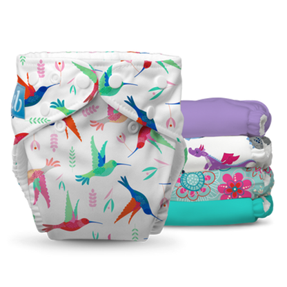 5 Pack - Reusable Cloth Diapers One Size