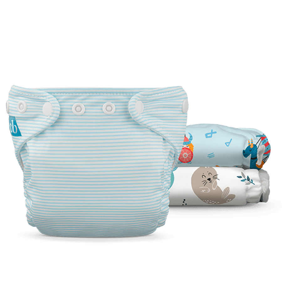 3 Pack - Reusable Cloth Diapers Newborn