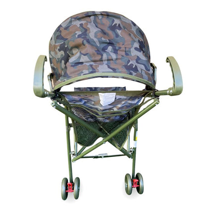 AmorosO Lightweight Camouflage Boy Umbrella Stroller Rounded Canopy