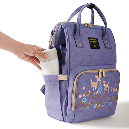 Classic Embroidered Diaper Backpack