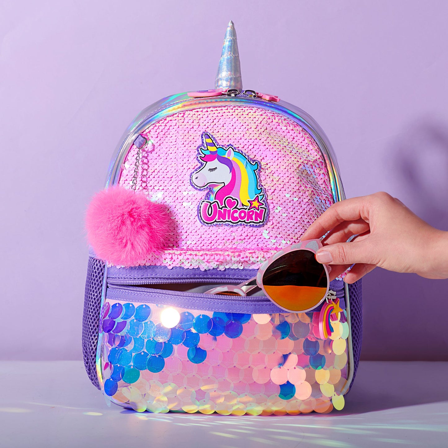 Unicorn Sequin Backpack