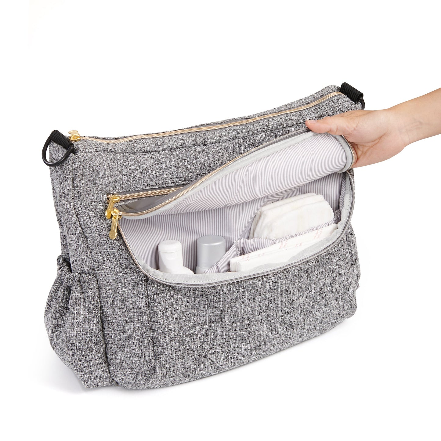 Tweed Luxe Attachable Stroller & Wearable Organizer