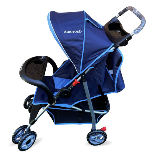 AmorosO Convenient Single Stroller With Single Seat Front/Rear Tray