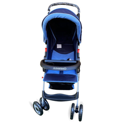 AmorosO Convenient Single Stroller With Single Seat Front/Rear Tray