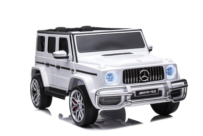 24V 4x4 Mercedes Benz G63 AMG 2 Seater G Wagon Ride on Car - DTI Direct USA