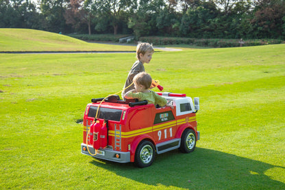 24V Freddo Fire Truck 2-Seater Ride on