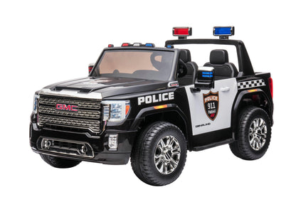 24V GMC Sierra Denali 2 Seater Police Ride-On Truck