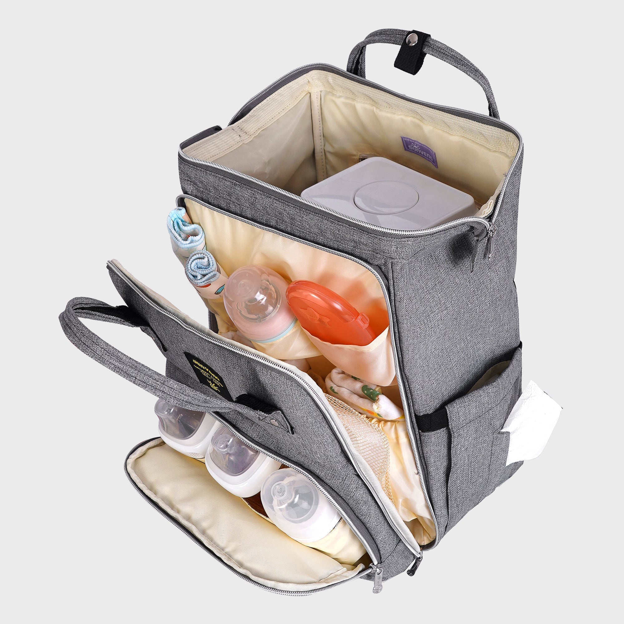 Open-Wide Diaper Backpack – GiGi Baby