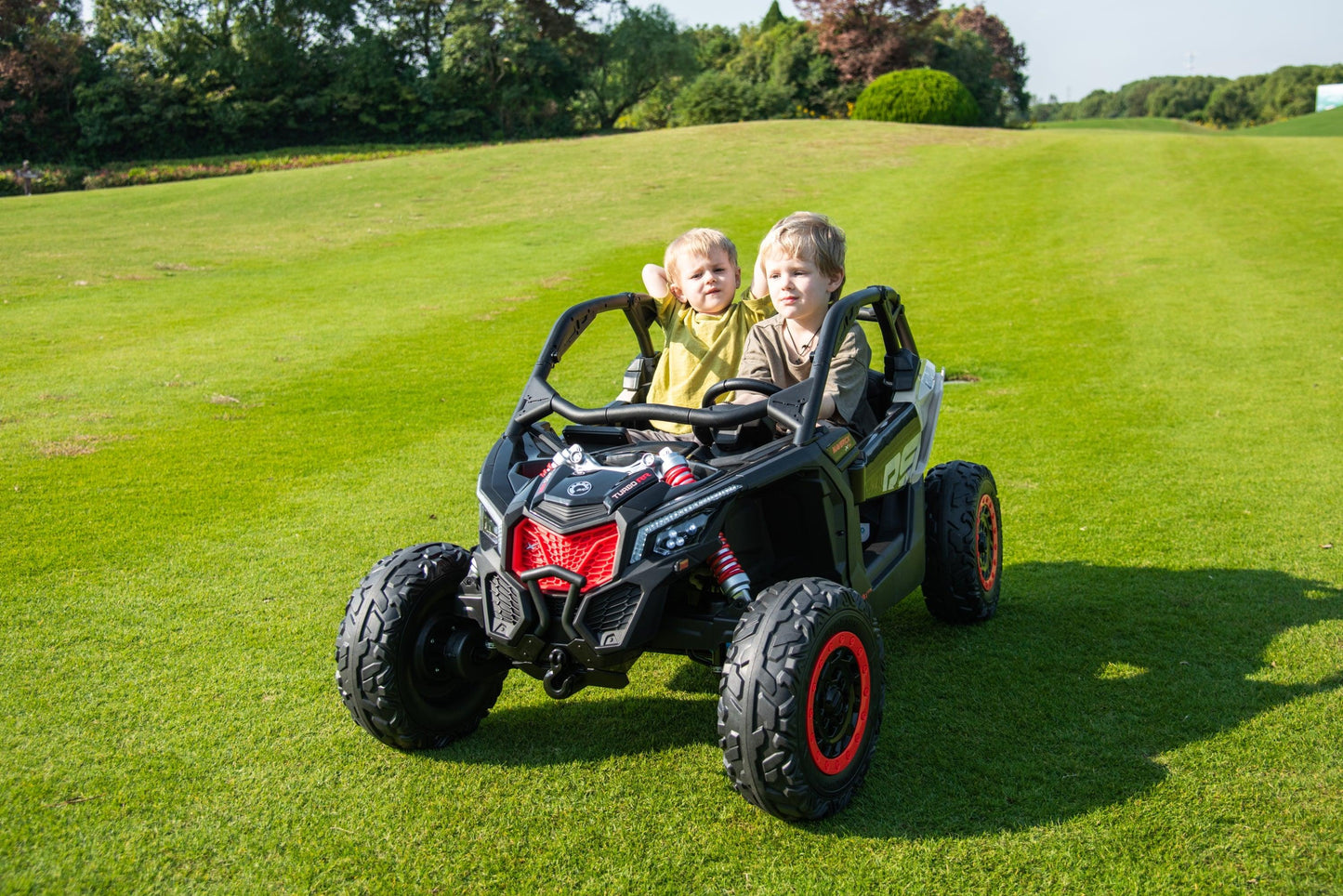 2x24V 4x4 Can Am Maverick 2 Seater Ride on UTV for Kids