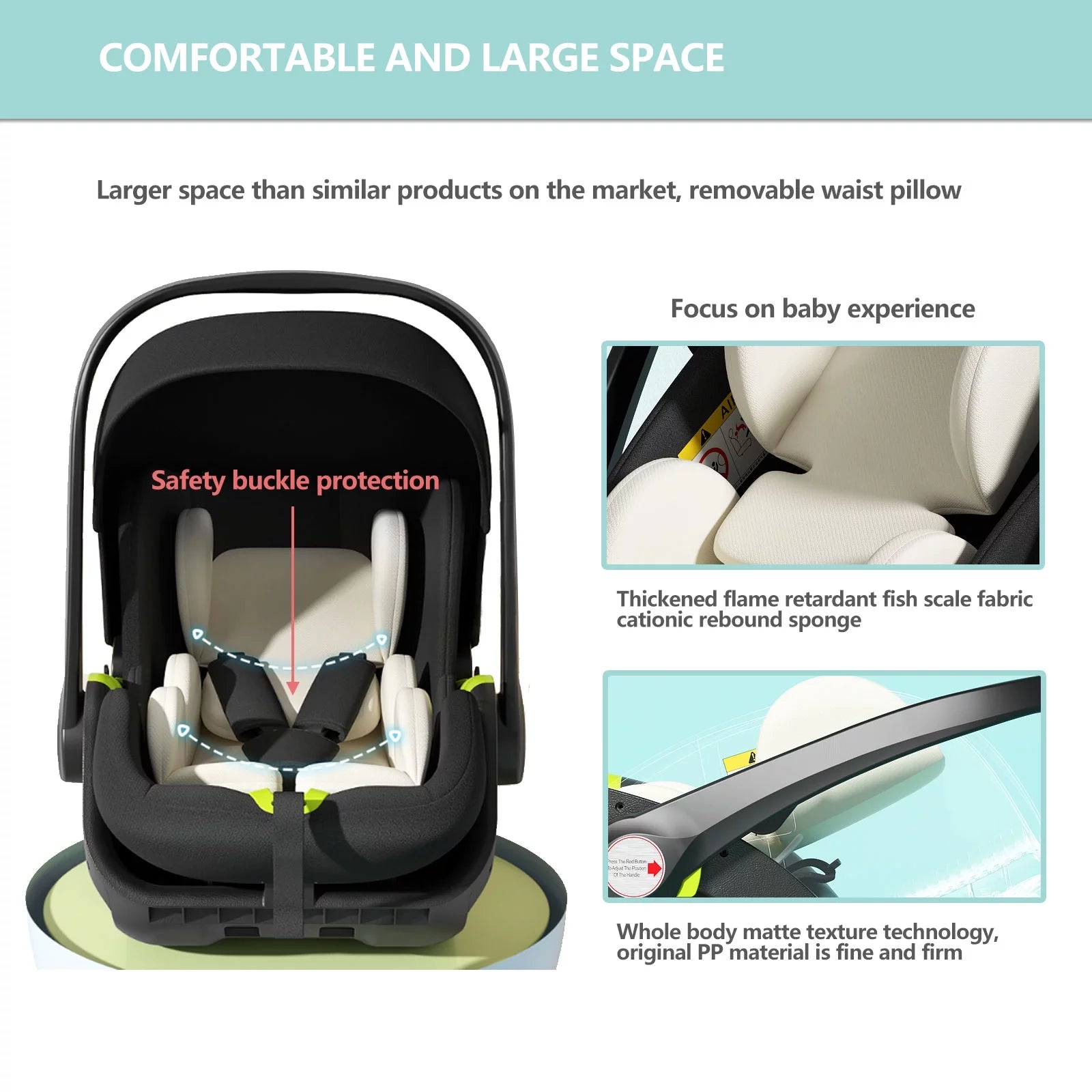 5 in 1 car seat stroller combo Trenana Modular Travel System 5 in 1 Baby Stroller – GiGi Baby