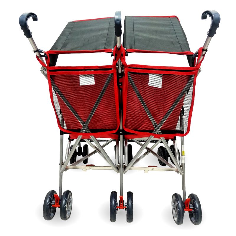 amoroso double jogging stroller AmorosO Lightweight Red Twin Umbrella Stroller – GiGi Baby