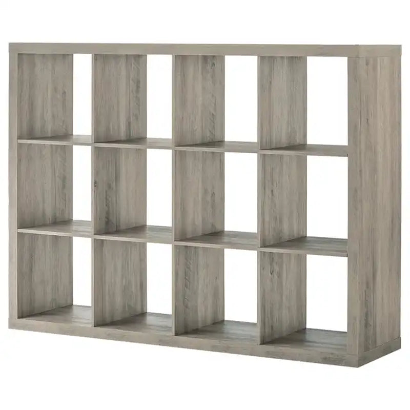 6/9/12/16-Cube Wooden Storage Organizer Bookshelf, Unit Shelf, Closet Cabinet, DVD Rack File Organizer Rack in Living Room Study