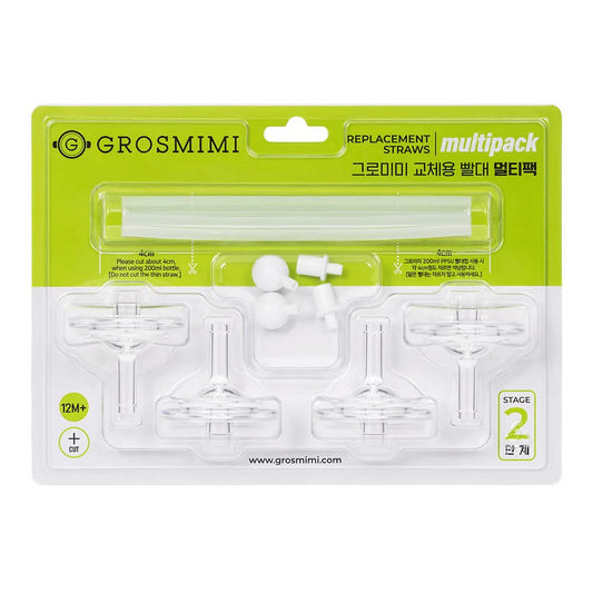 Grosmimi Replacement Straw Multipack Stage 2 (12M+)