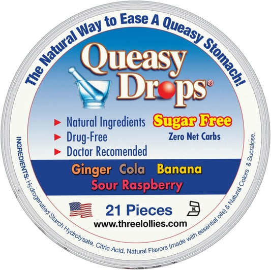 Queasy Drops Sugar Free - 21 Drops