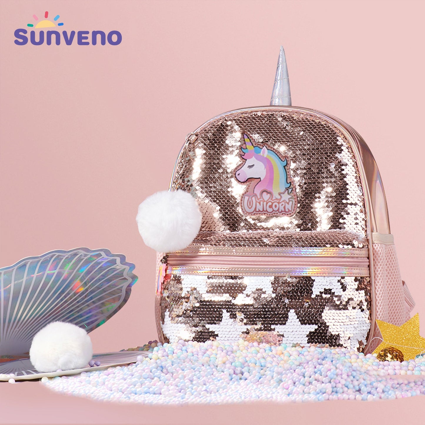 Unicorn Sequin Backpack