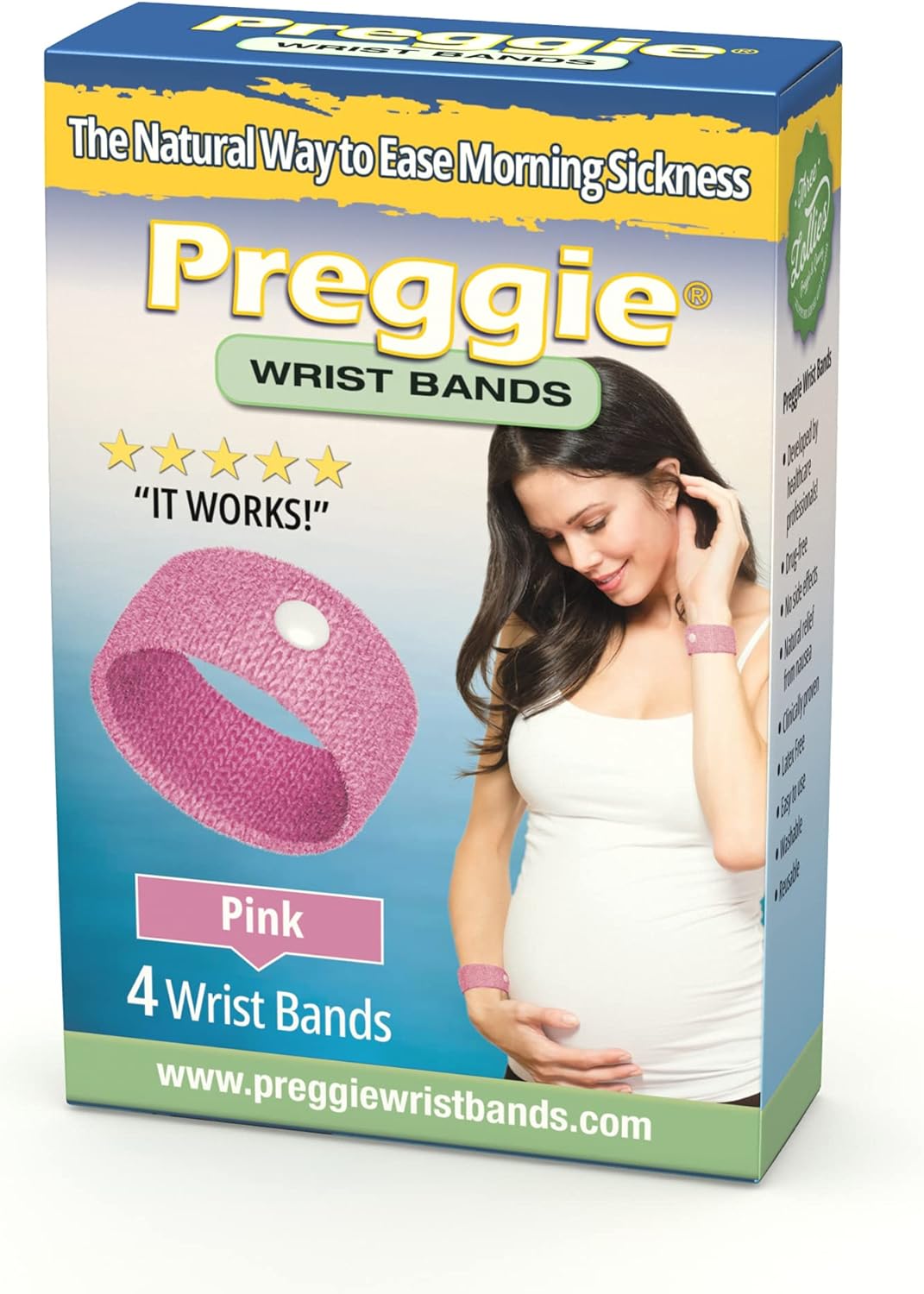 Three Lollies Preggie Anti-Nausea Wristbands – Morning Sickness
