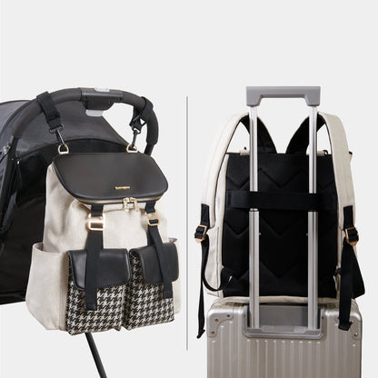 Houndstooth Diaper Backpack