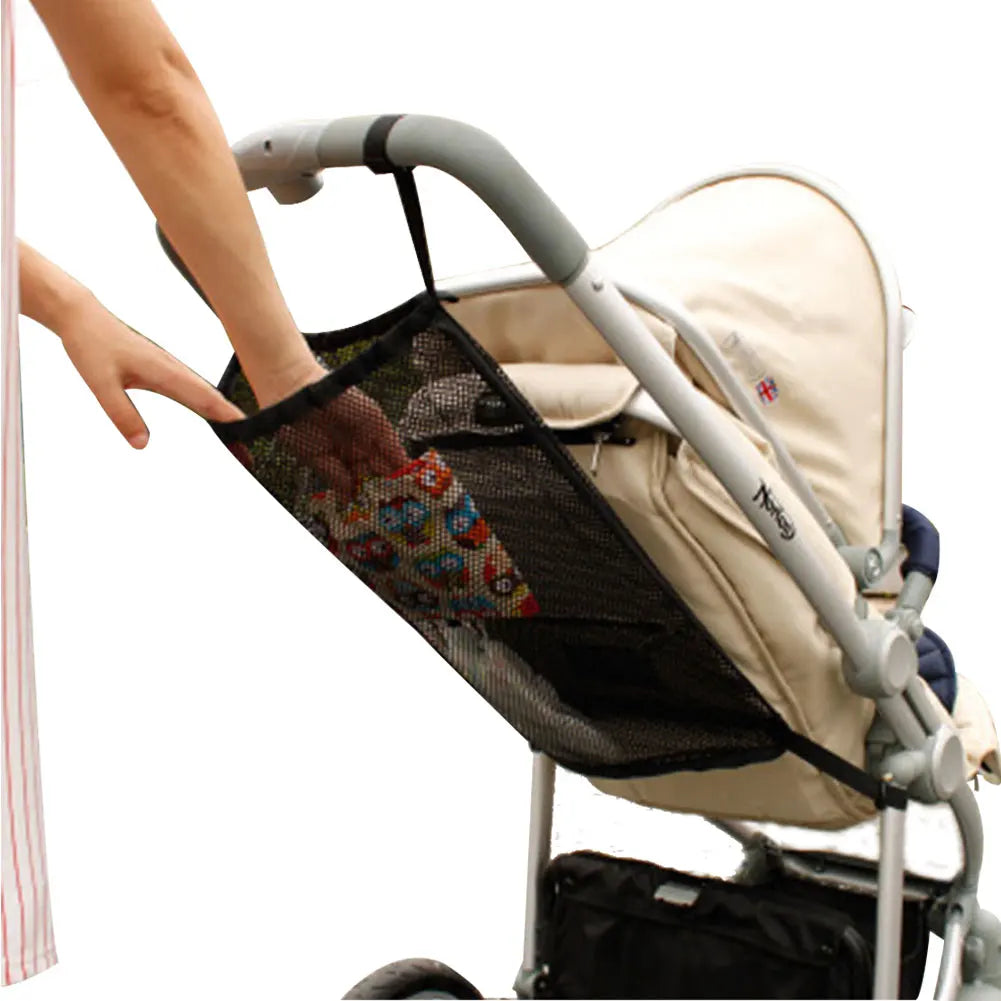 New Baby Stroller Hanging Bag Summer Children'S Stroller Net Pocket Storage Bag Hanging Bag Stroller Cart Accessories