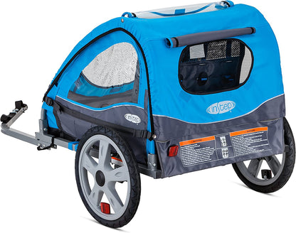 Bike Trailer for Toddlers, Kids, Single and Double Seat, 2-In-1 Canopy Carrier, Multiple Colors