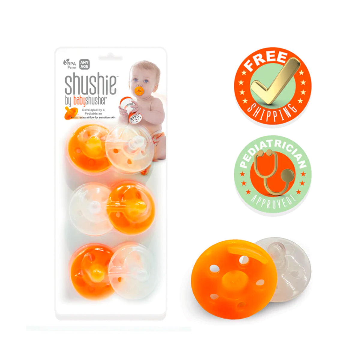 Shushie (Pacifiers) 6-pack