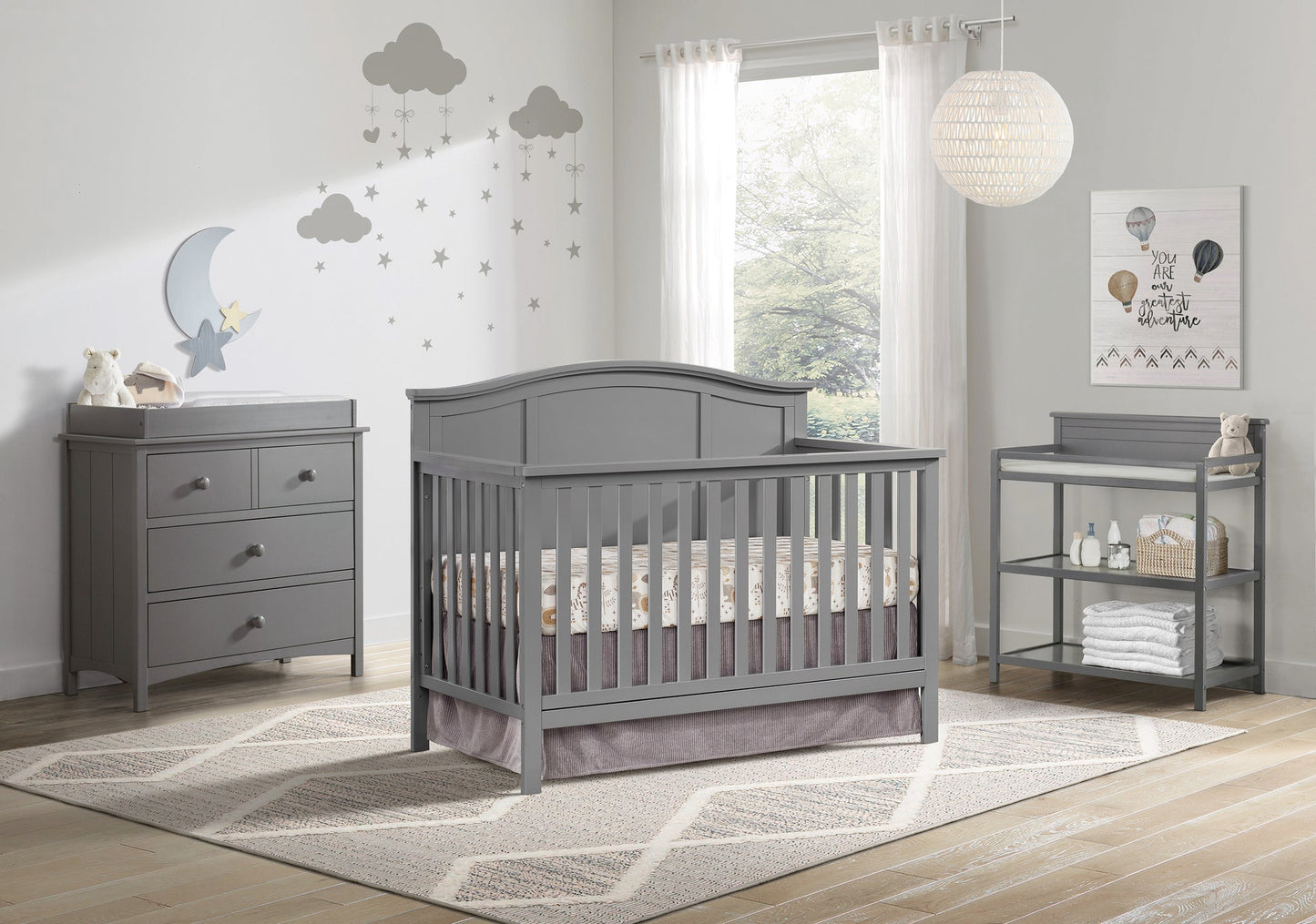 Emerson 4 in 1 Convertible Crib