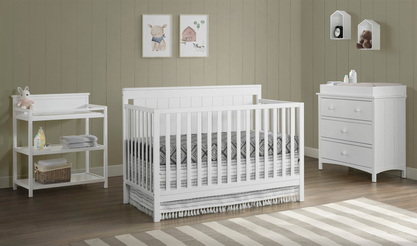 Lazio 4 in 1 Convertible Crib