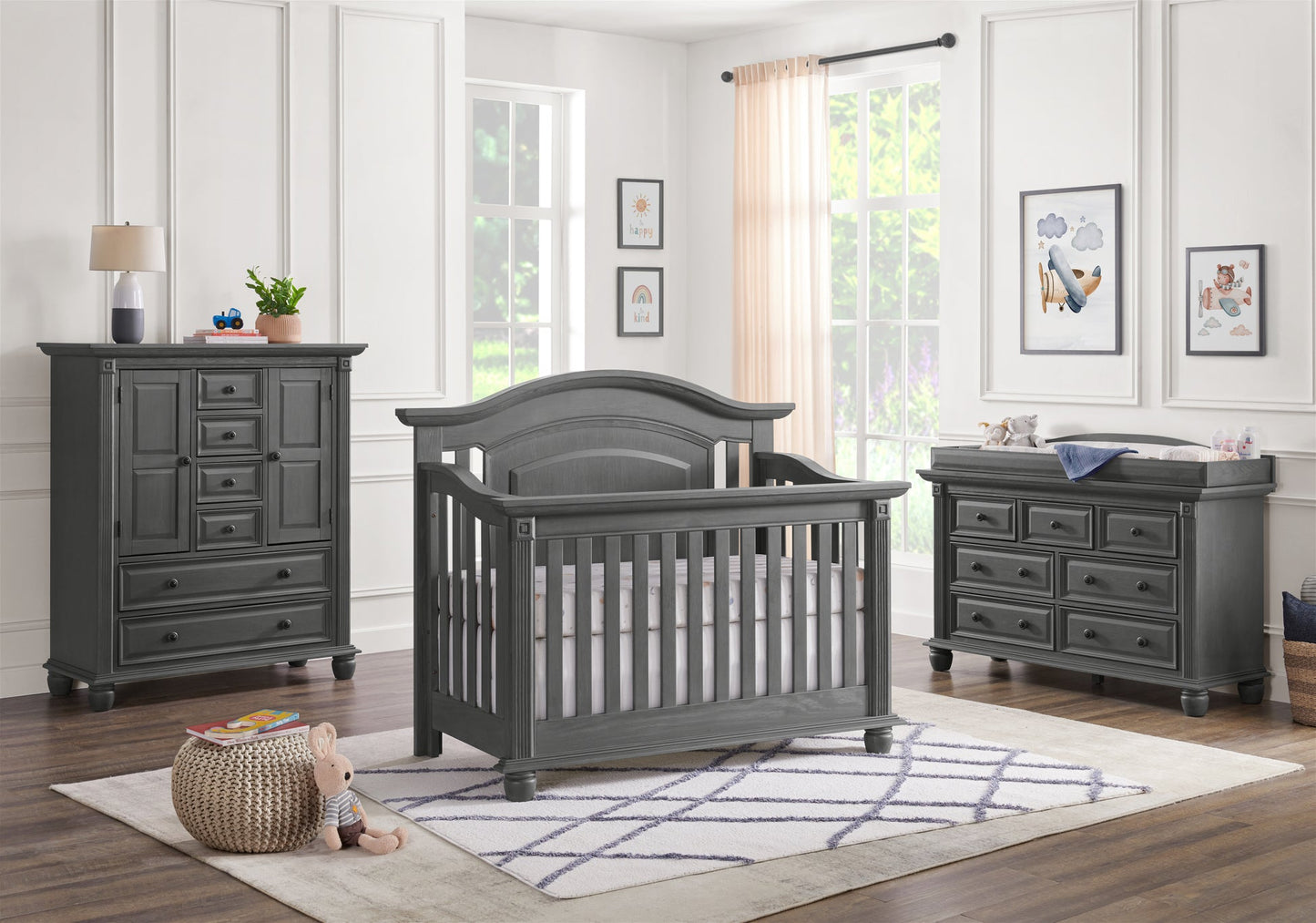 London Lane 4 In 1 Convertible Crib