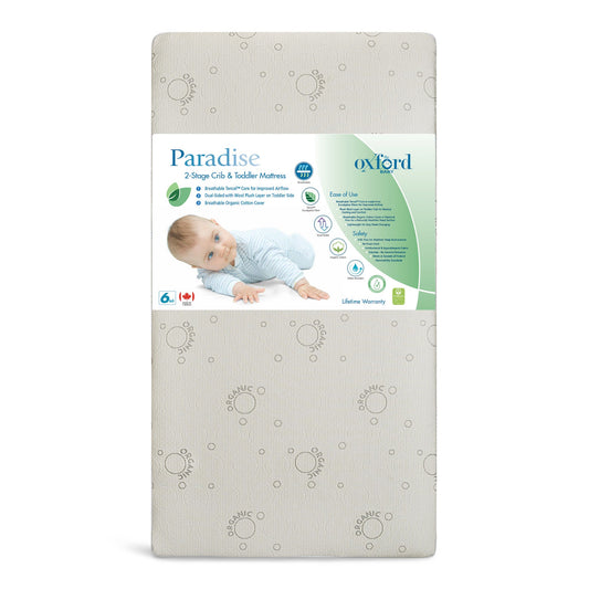 Paradise Dual Stage Crib & Toddler Mattress