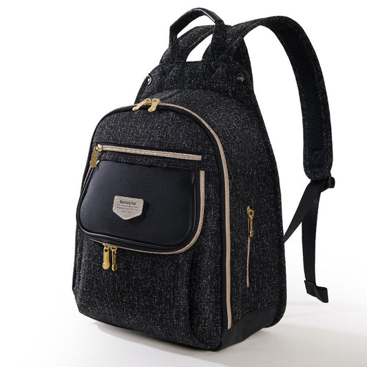 Tweed Luxe Diaper Bag Backpack