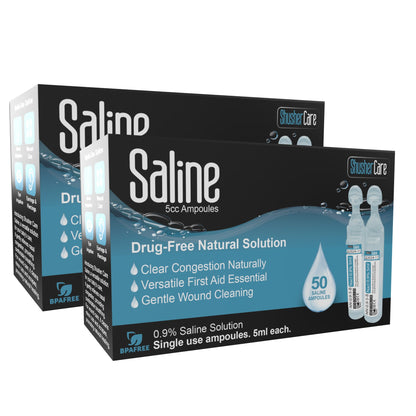 Saline – 100 Ct Ampoules