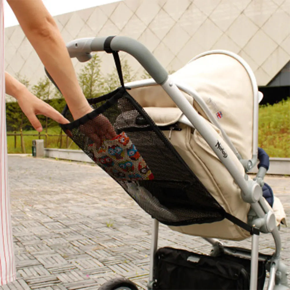 New Baby Stroller Hanging Bag Summer Children'S Stroller Net Pocket Storage Bag Hanging Bag Stroller Cart Accessories