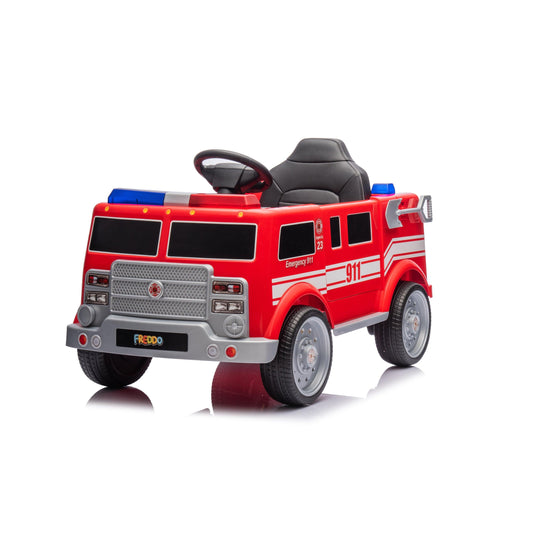 Freddo 12V Firetruck 1 Seater Ride on