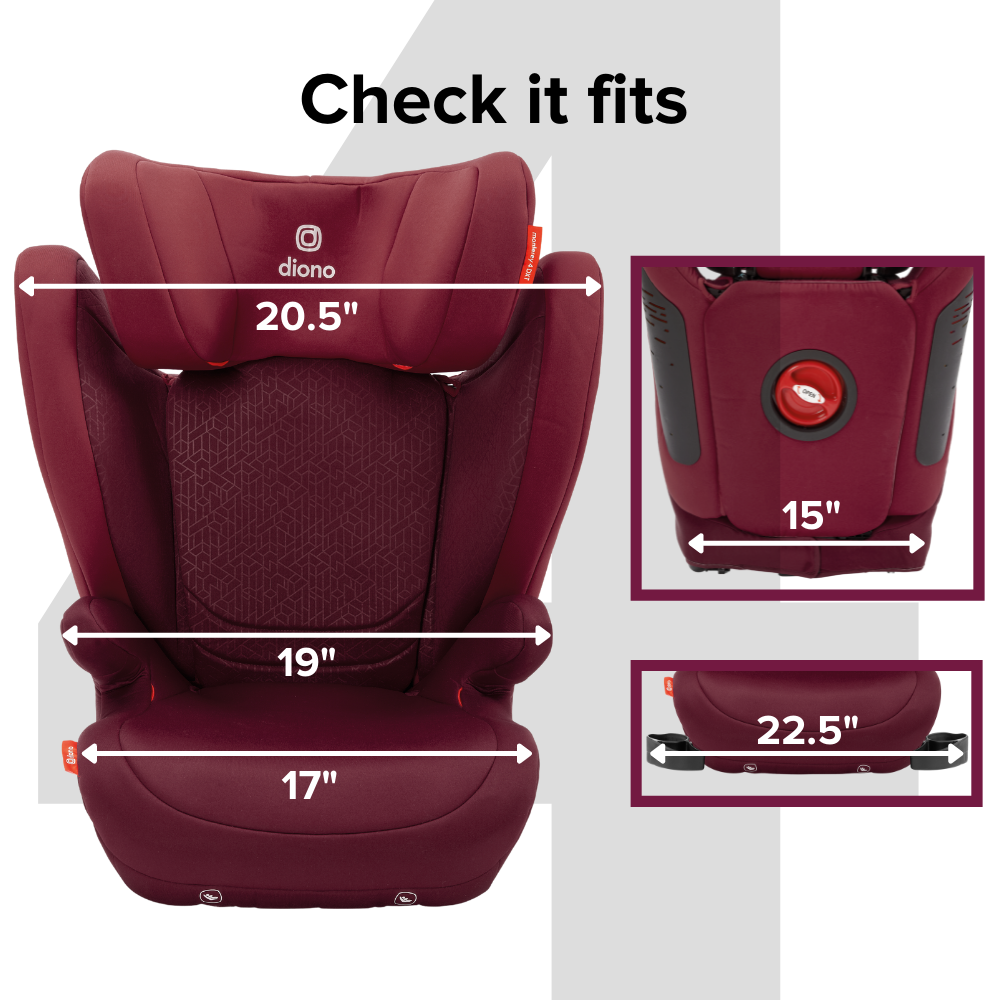 Monterey® 4DXT Latch 2-in-1 Booster Car Seat