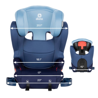 Cambria 2XT® 2-in-1 High Back to Backless XL Booster Seat